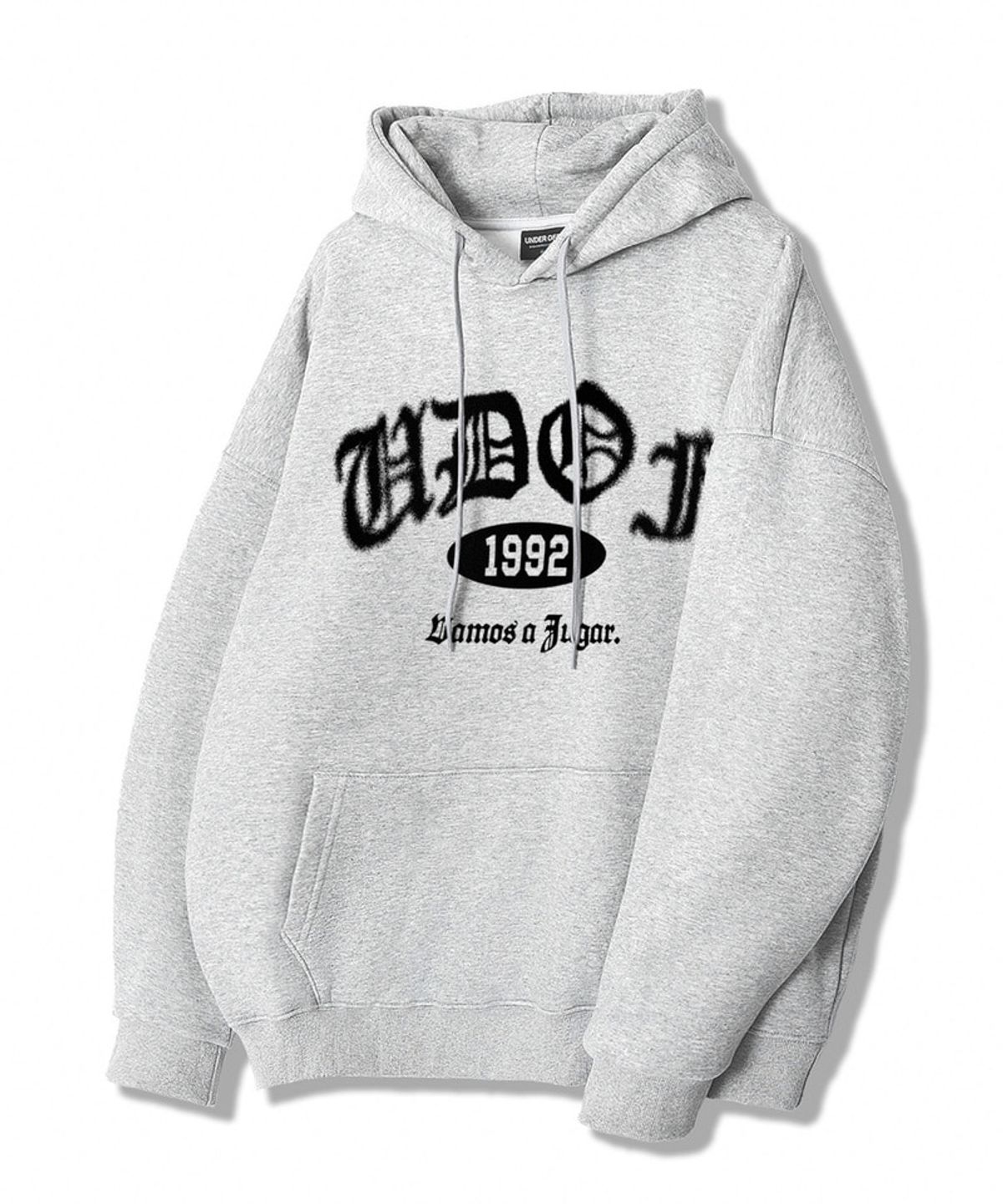 언더오프(UNDEROFF) 피치스킨 에센셜 바모스 기모 후디 블랙