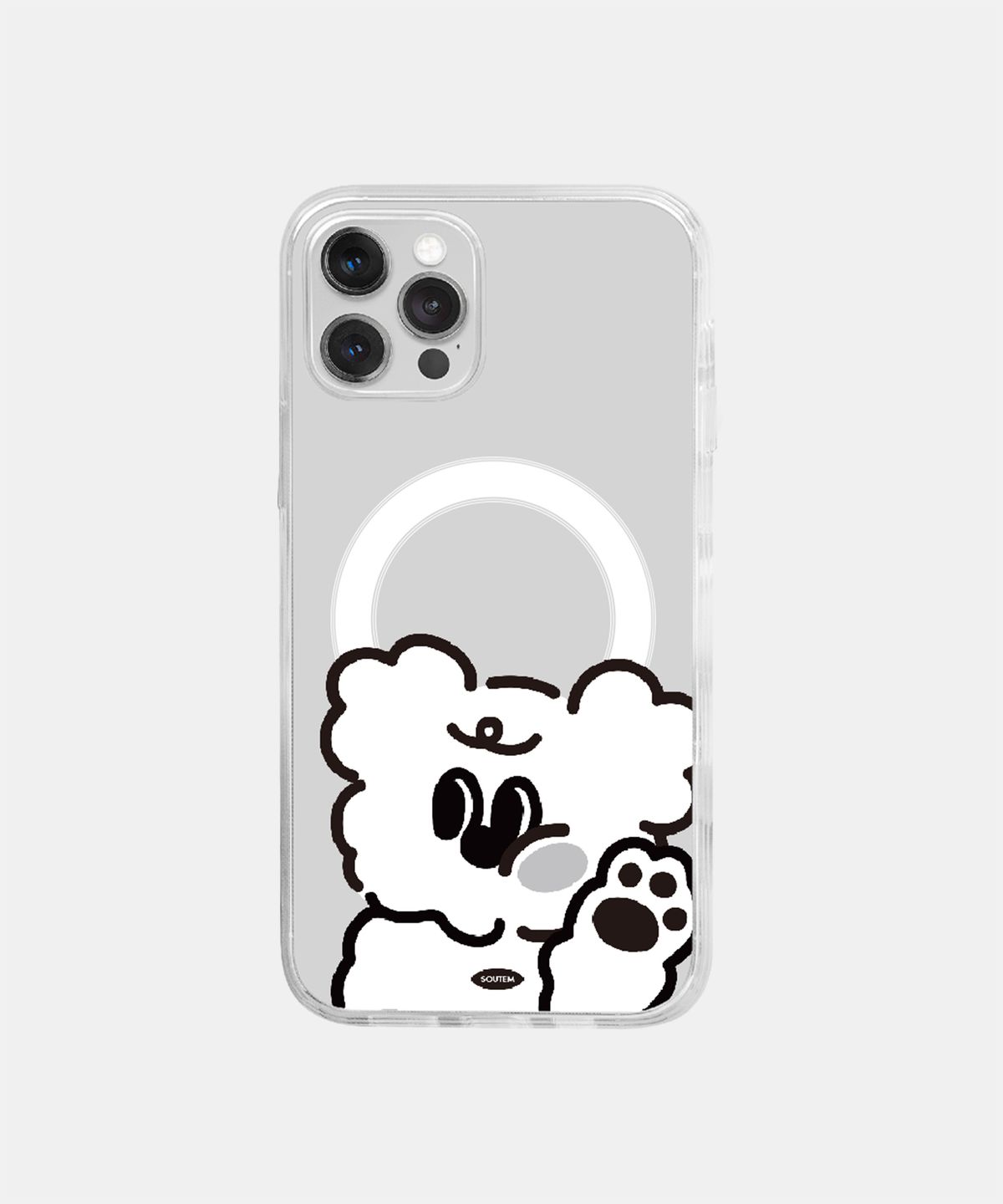 소유템(SOUTEM) [Magsafe] Zziboo Mori Nuri Phone Case_Clear