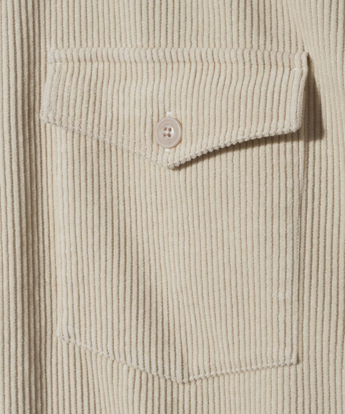 다이아몬드 레이라(DIAMOND LAYLA) Western Corduroy Washing Shirt S164 Cream Bone