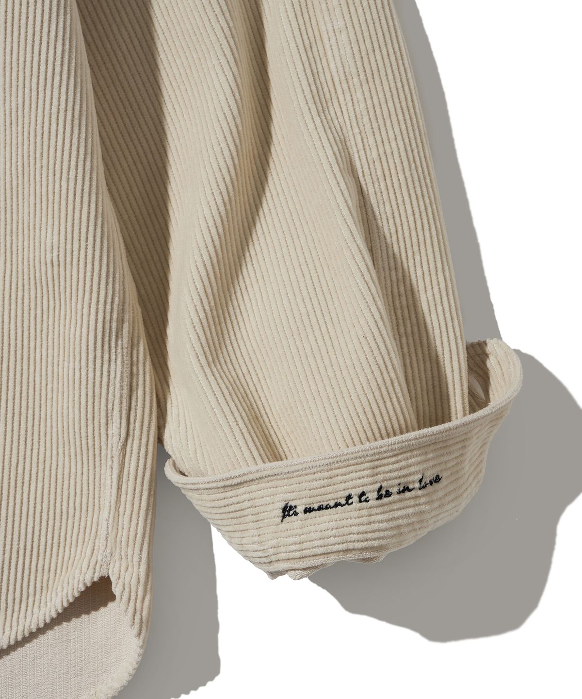 다이아몬드 레이라(DIAMOND LAYLA) Western Corduroy Washing Shirt S164 Cream Bone