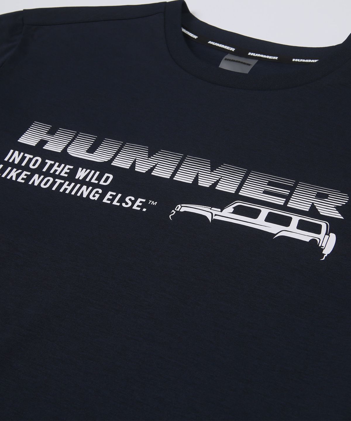 험머(HUMMER) 소로나 긴팔 기능성 기모 티셔츠 네이비