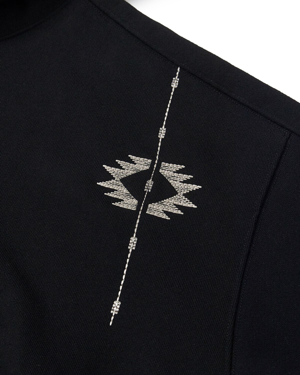 카락터(KARACTOR) Chimayo stitch hoodie / Black