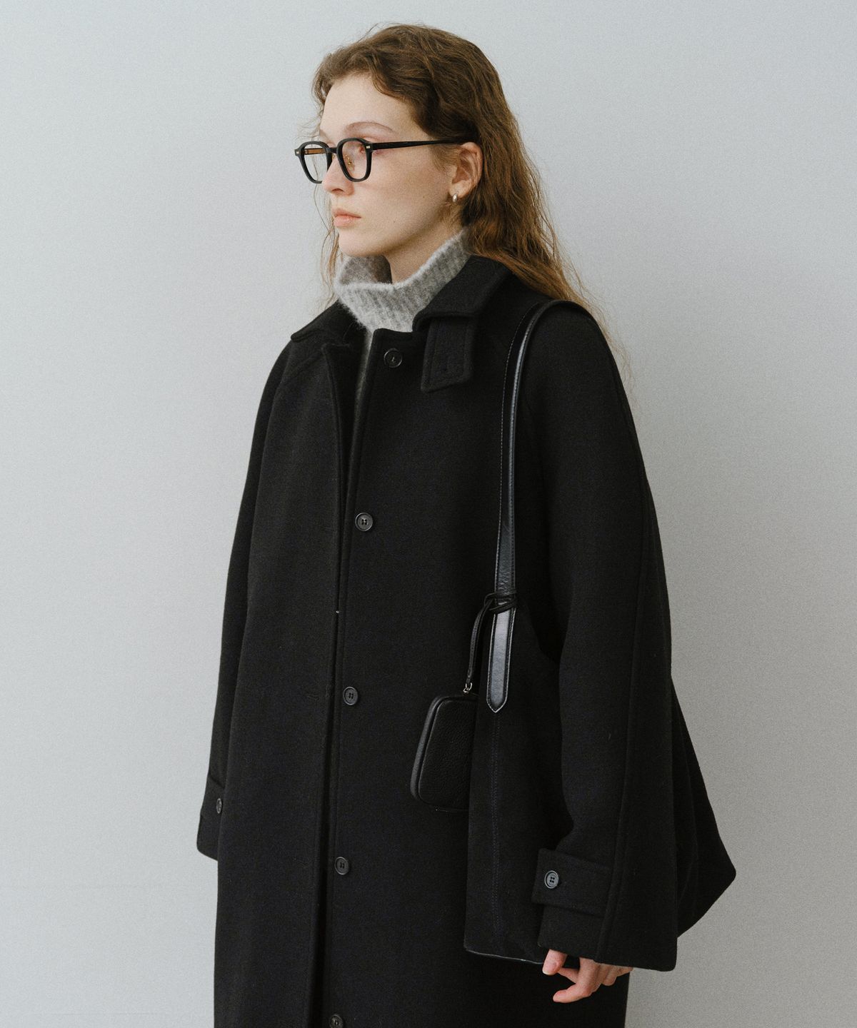 유라고(URAGO) Wool balmacaan long coat