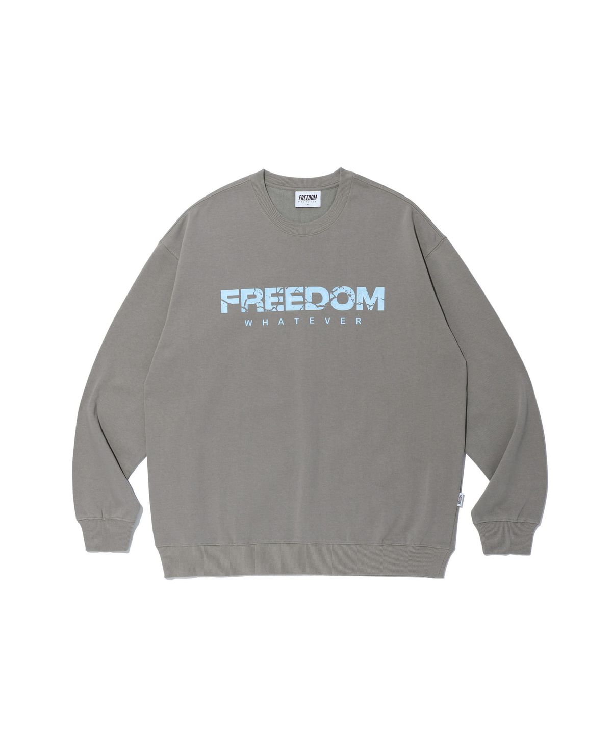 프리덤(FREEDOM) 피셔 로고 스웨트 셔츠 (그레이)