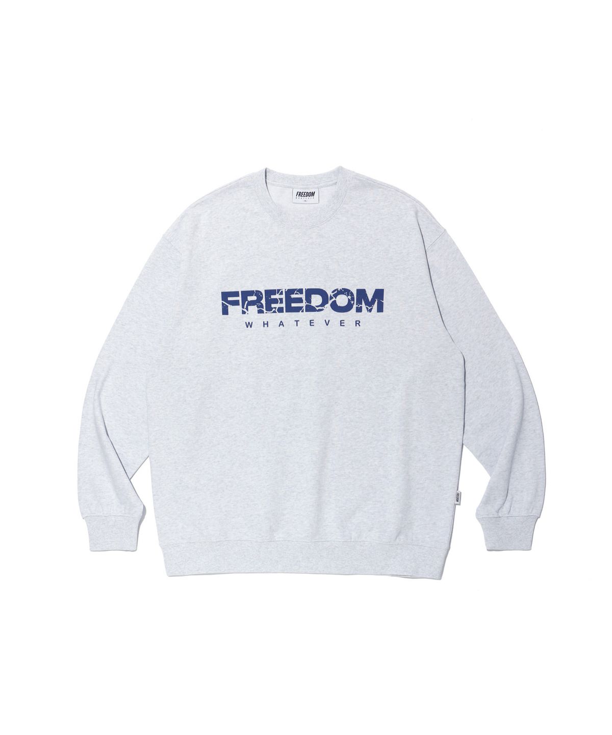 프리덤(FREEDOM) 피셔 로고 스웨트 셔츠 (멜란지)