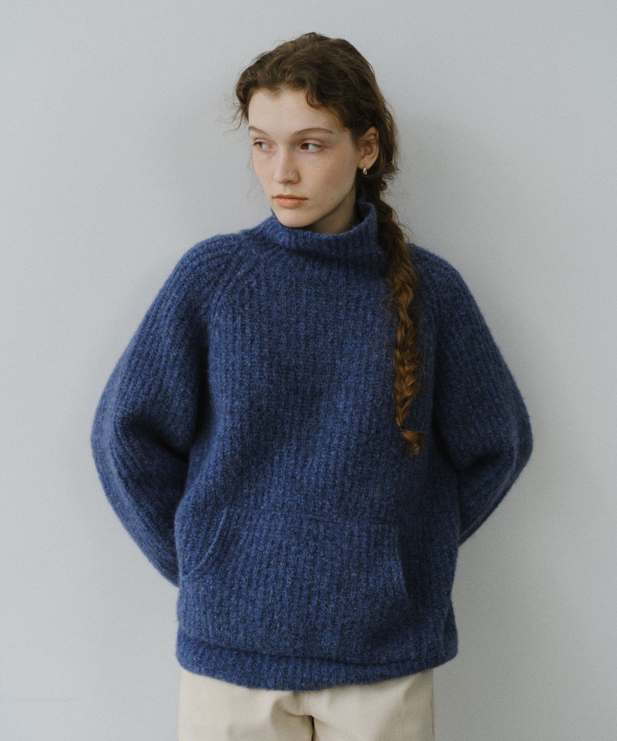 유라고(URAGO) Mohair hachi pocket knit