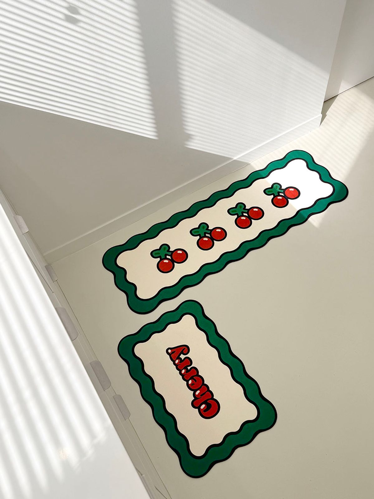포시즌데코(4SEASONDECO) 체리 규조토 발매트 세트