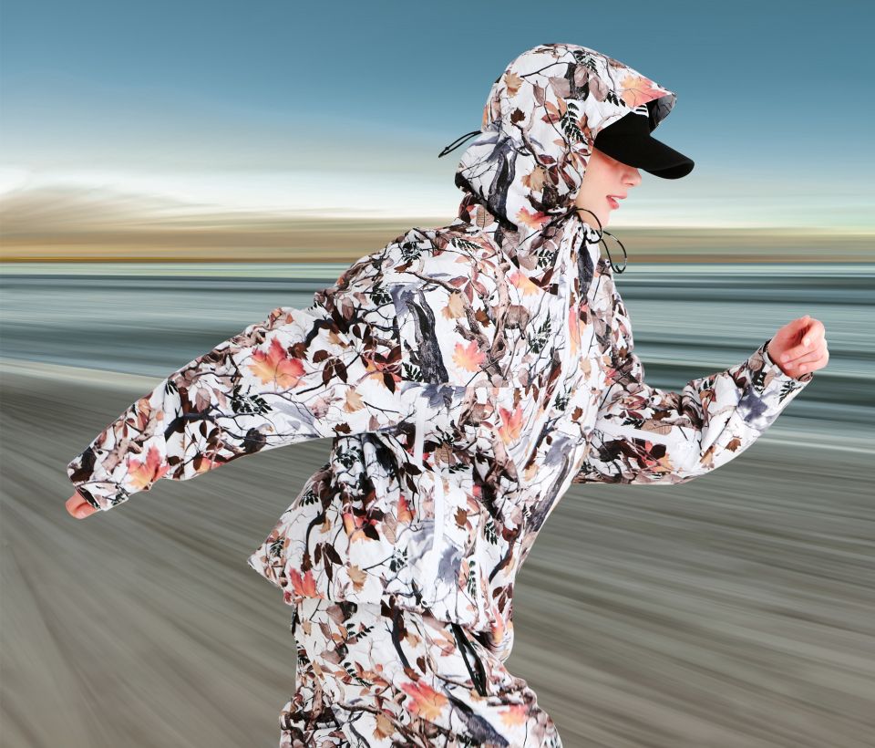 MUSINSA公式 | BSRABBIT Special Hooded Simsiling Jacket Real Tree White