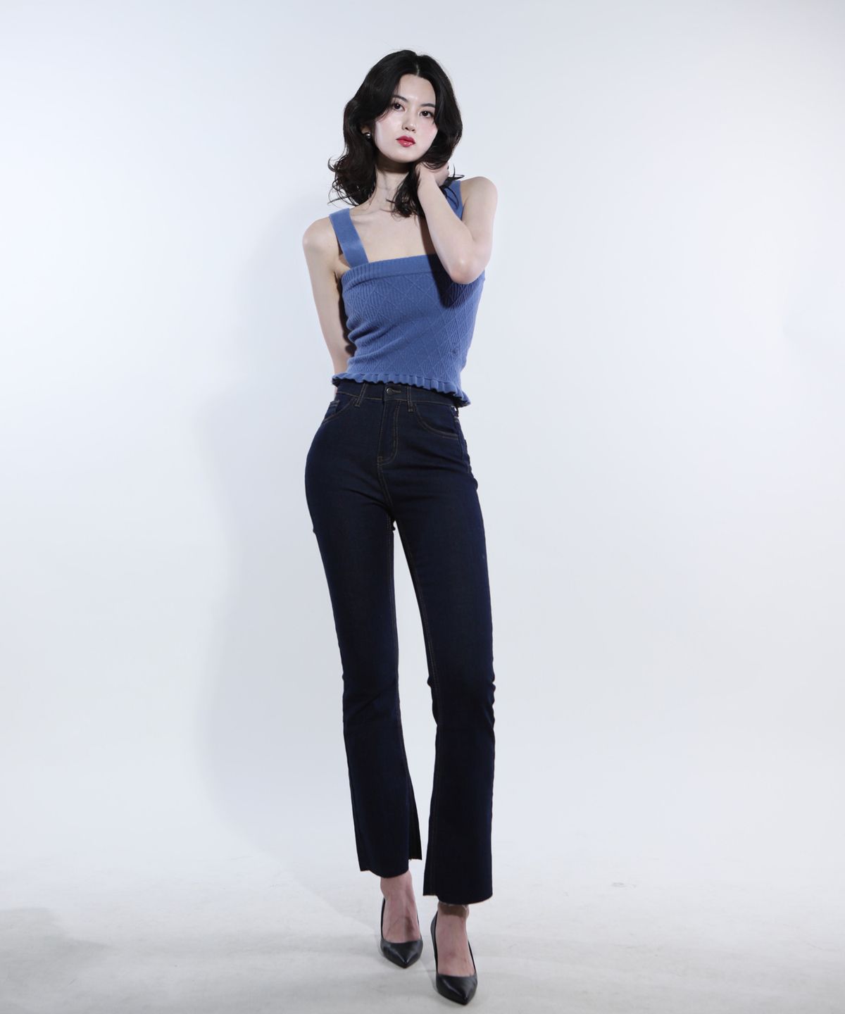 지크립(GCLIP) 따듯 기모 시크릿밴딩 스판 부츠컷 청바지