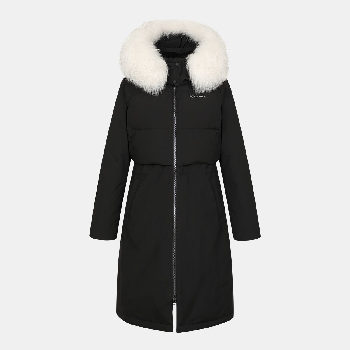 테일러메이드 어패럴(TAYLORMADE APPAREL) 여성 롱기장 폭스퍼 헤비다운 점퍼 TDN-83HG02-199