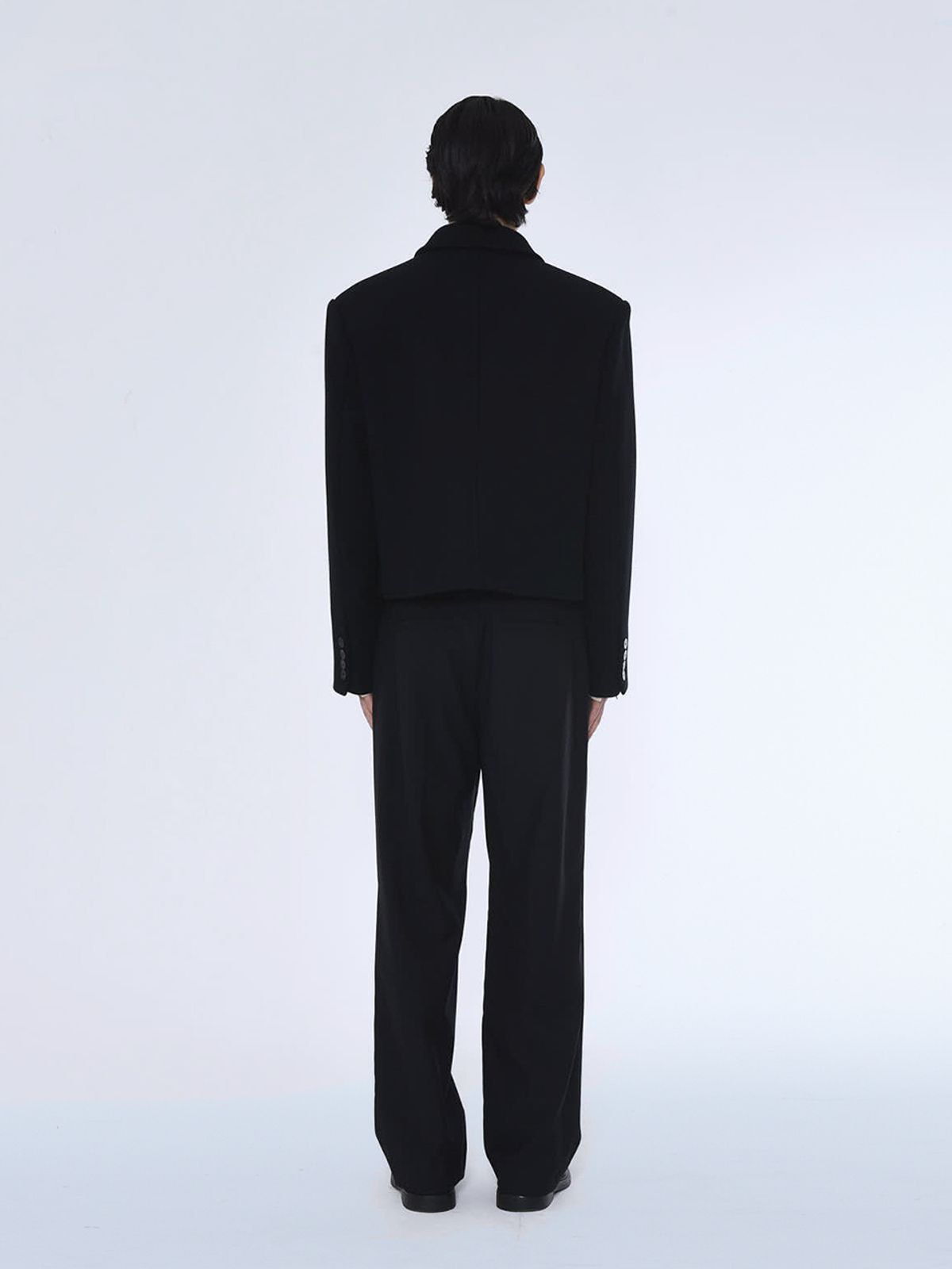 더발론(THE BALLON) DOUBLE BREASTED CROPPED WOOL COAT
