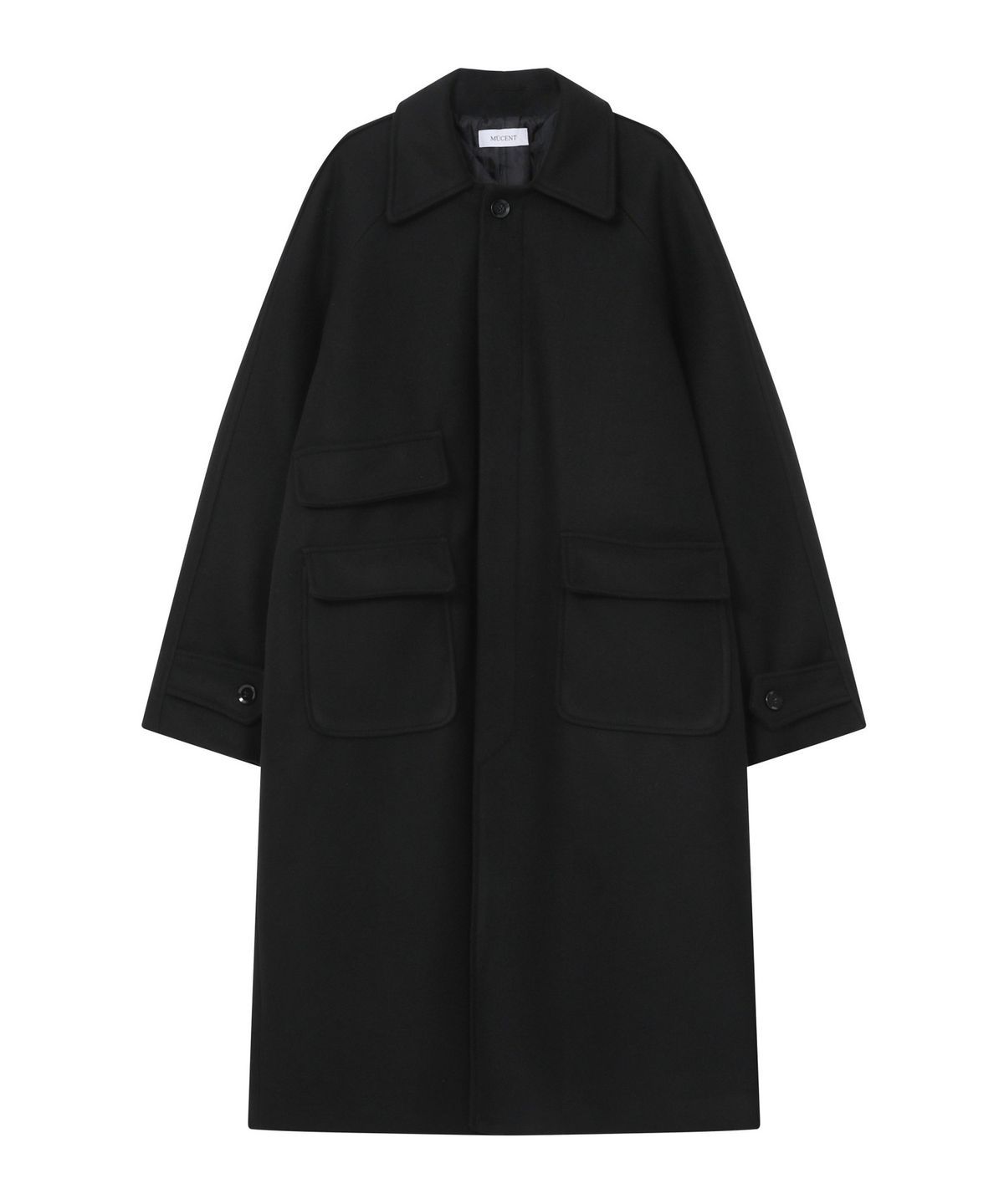 무센트(MUCENT) 프레소 레더 와펜 발마칸 안감 퀄팅 누빔 코트 (남녀공용)