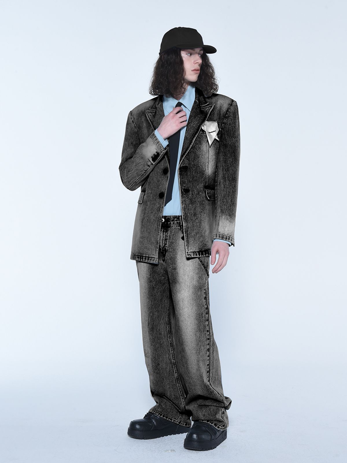 더발론(THE BALLON) BLACK CAT WASHED JEANS