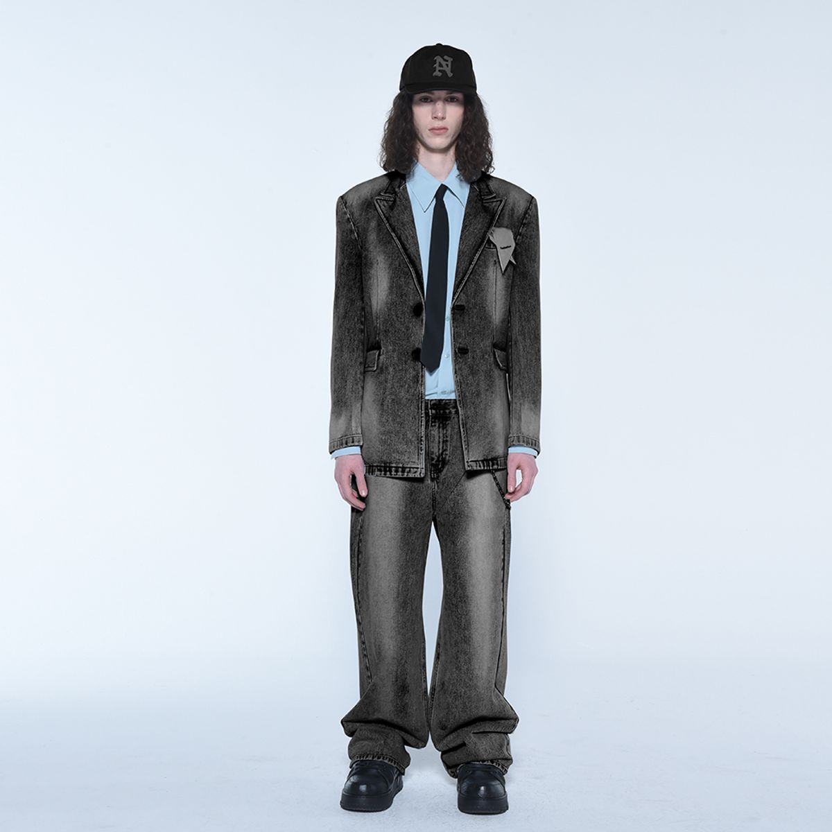 더발론(THE BALLON) BLACK CAT WASHED JEANS