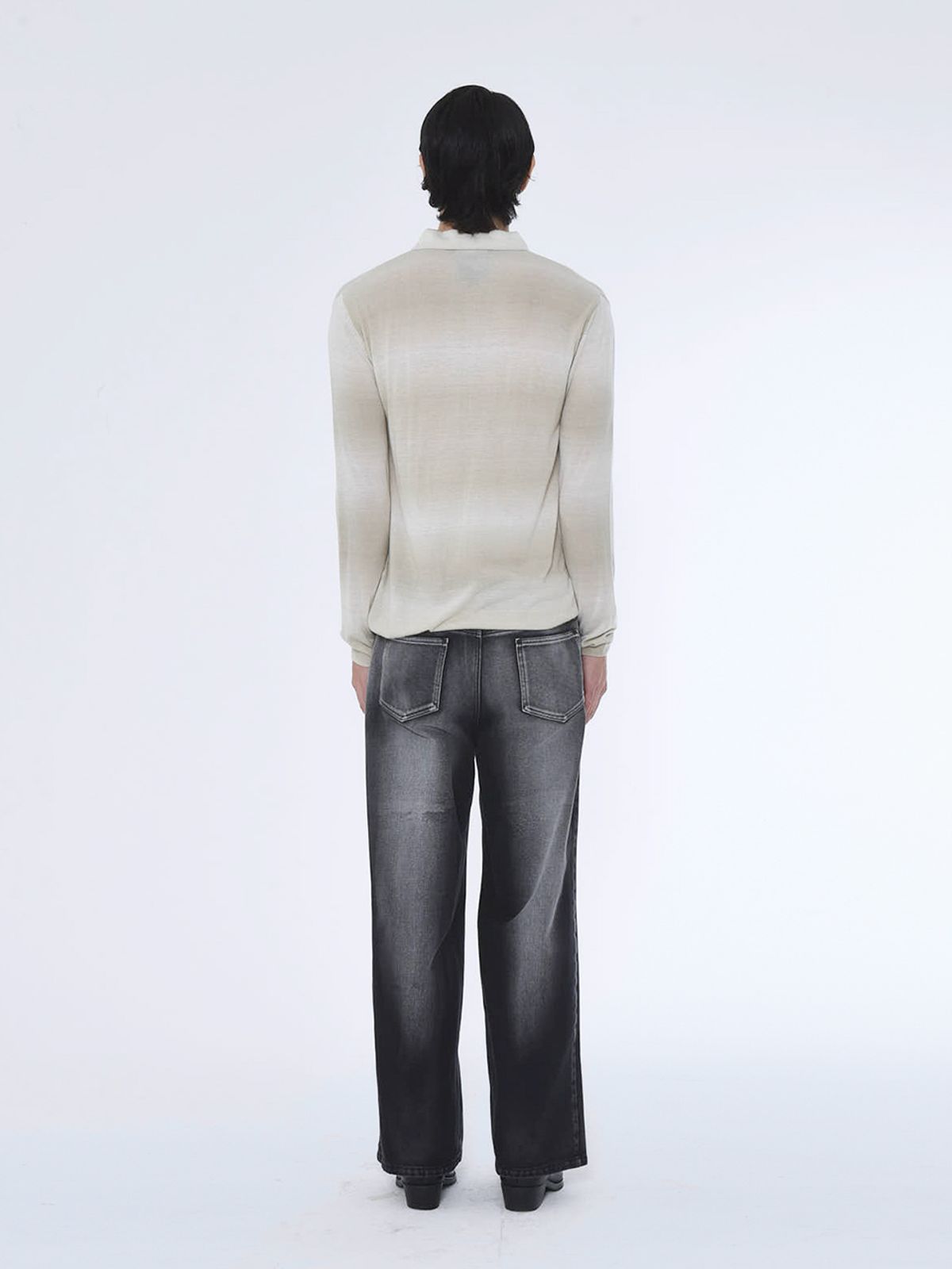 더발론(THE BALLON) MENS SPREAD COLLAR CARDIGAN