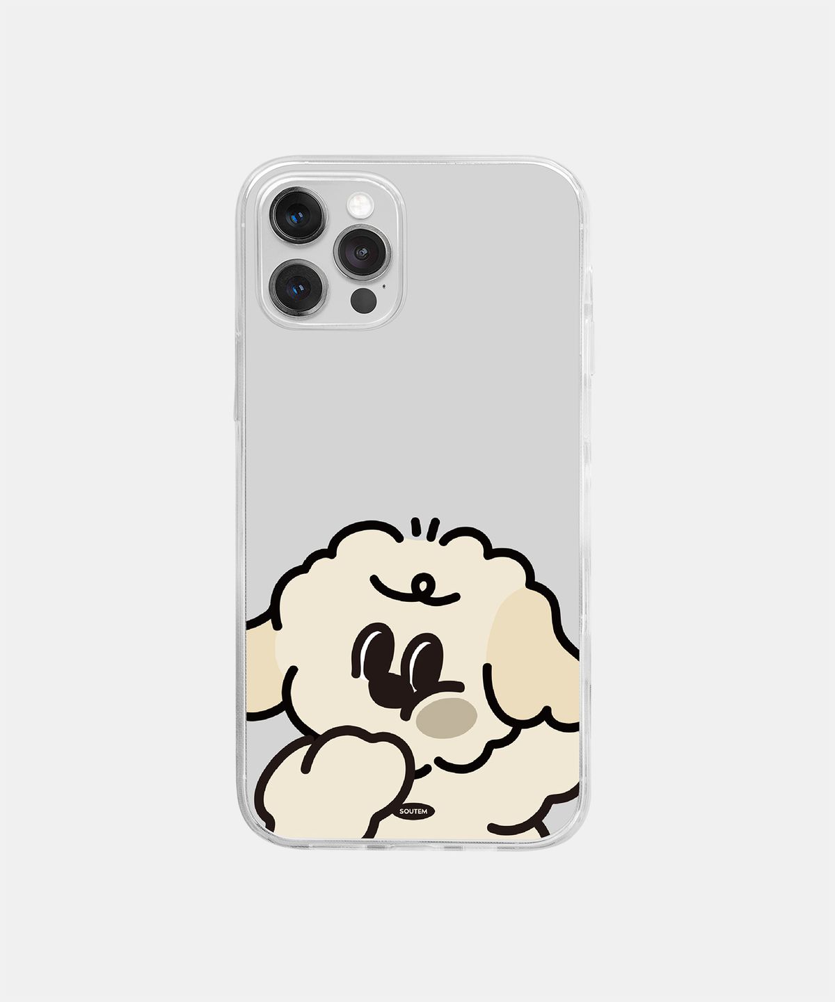 소유템(SOUTEM) Zziboo Mori Nuri Phone Case_Clear