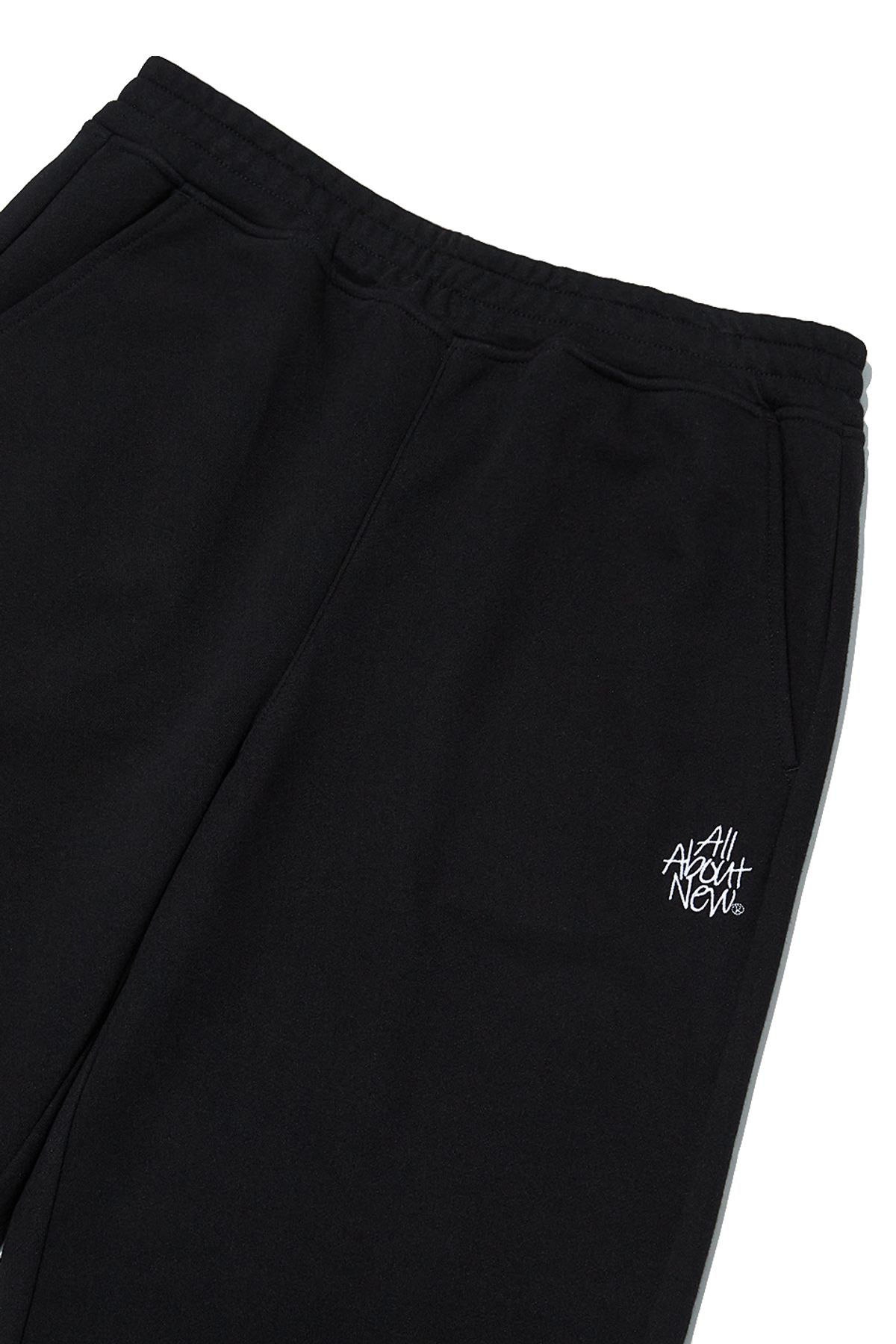 올어바웃뉴(ALL ABOUT NEW) 올 뉴 스몰 로고 벌룬 조거팬츠 블랙 ANZ1RL21ABK