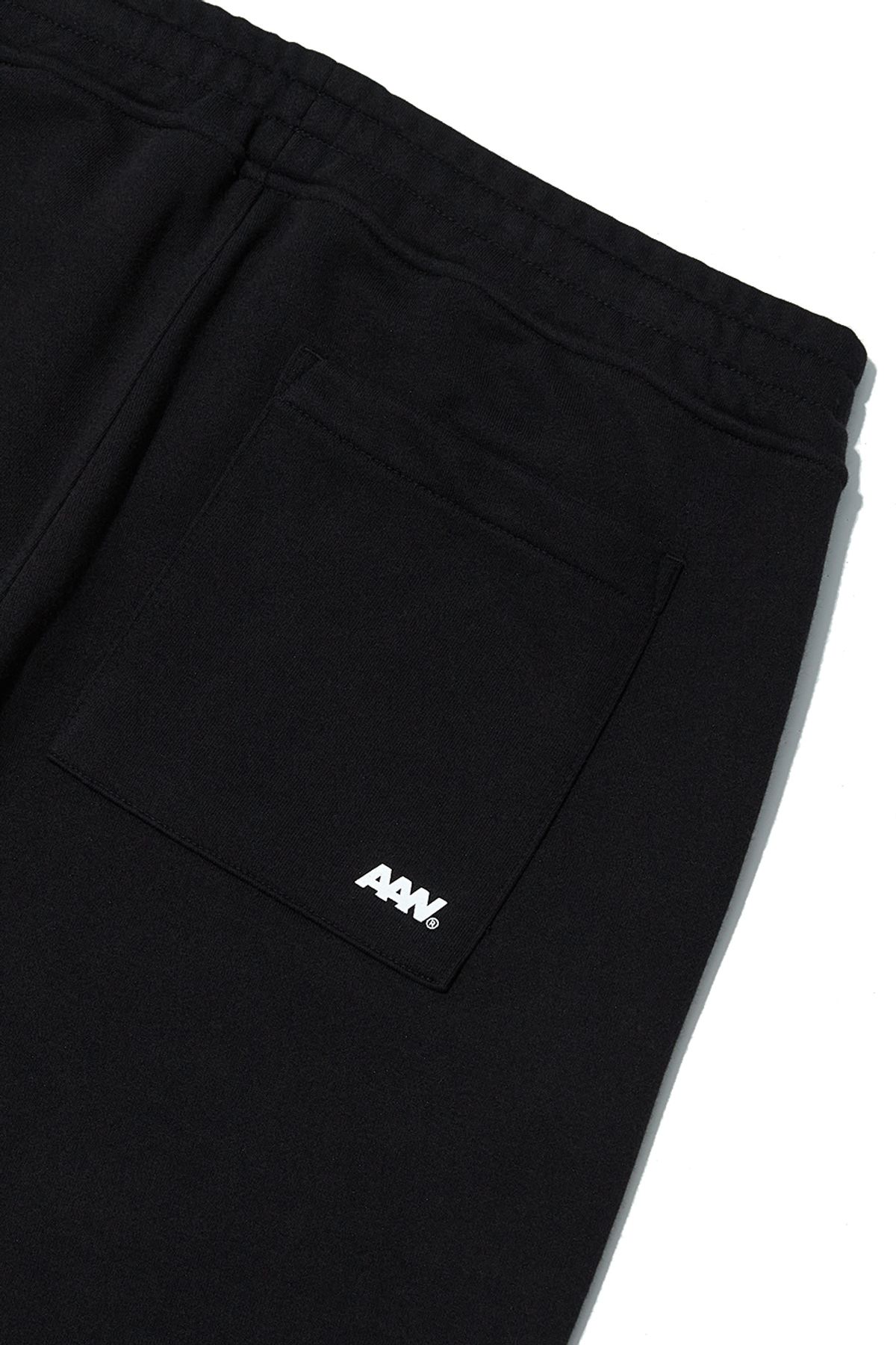 올어바웃뉴(ALL ABOUT NEW) 올 뉴 스몰 로고 스트레이트팬츠 블랙 ANZ1RL22ABK