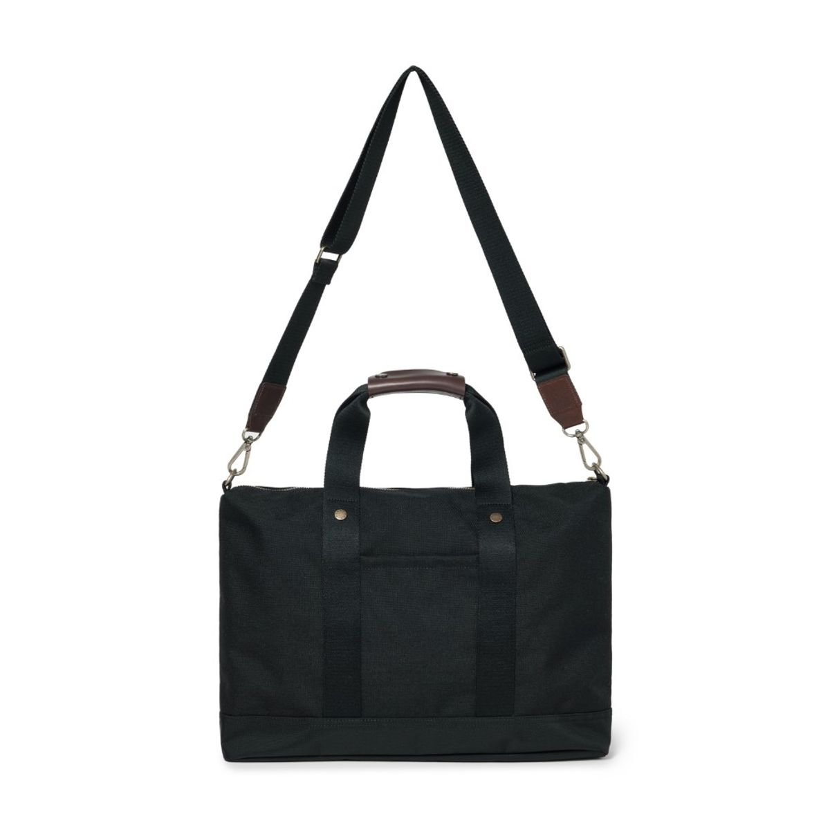 브롬톤 런던(BROMPTON LONDON) TWO POCKET TOTE BAG - BLACK (P245ATO203)