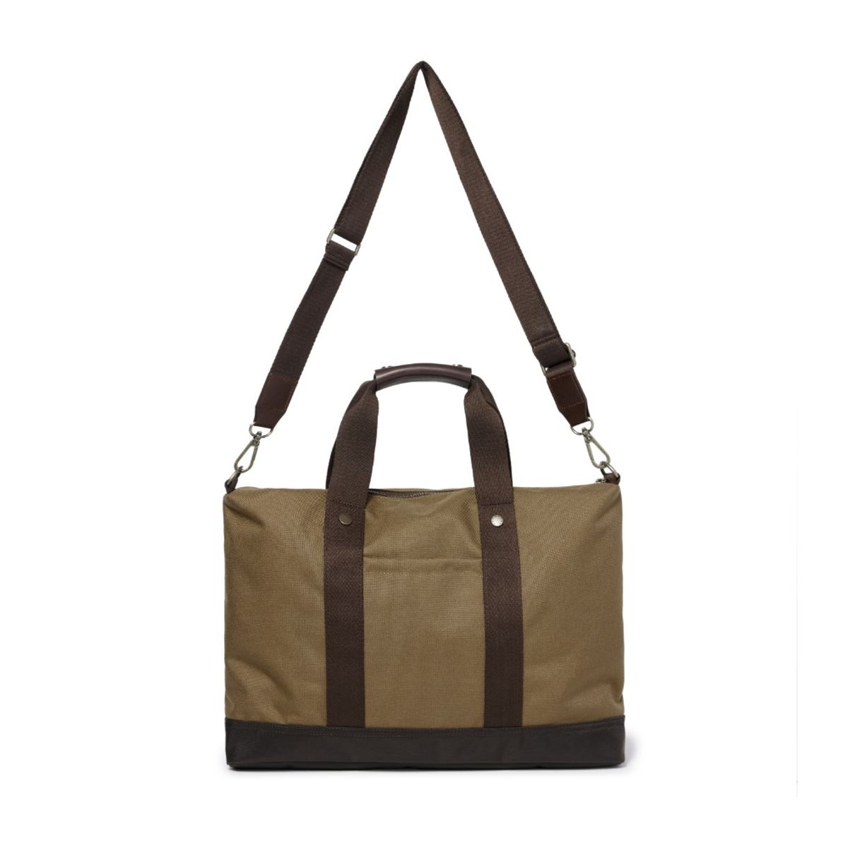 브롬톤 런던(BROMPTON LONDON) TWO POCKET TOTE BAG - D/BEIGE (P245ATO203)