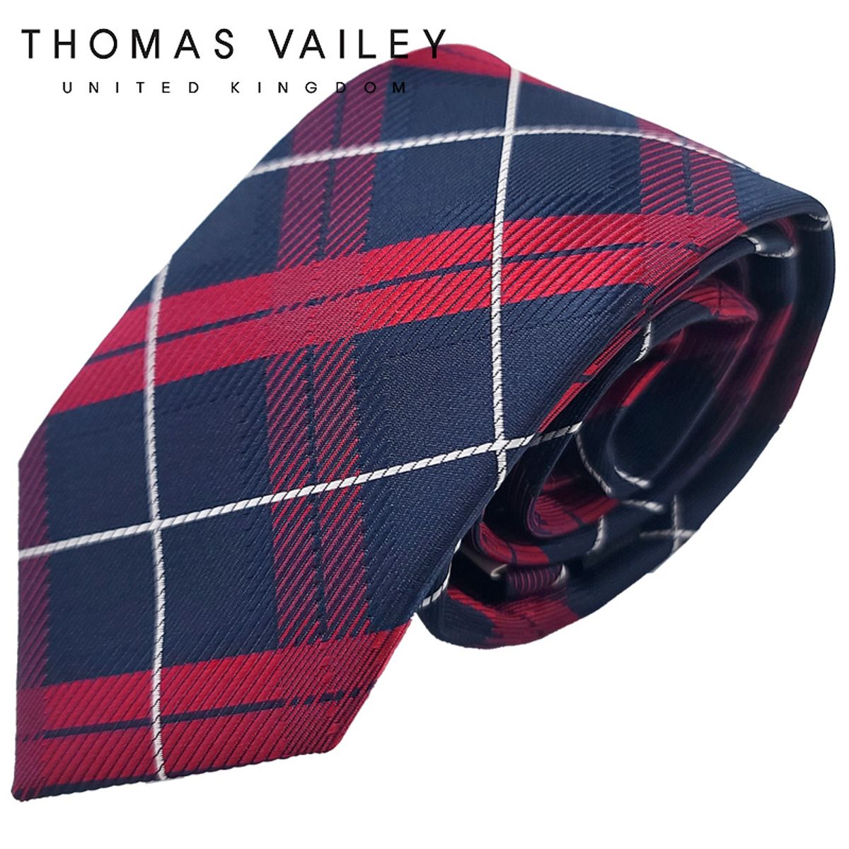 토마스 베일리(THOMAS VAILEY) 패션넥타이-스코틀랜드 레드 7cm