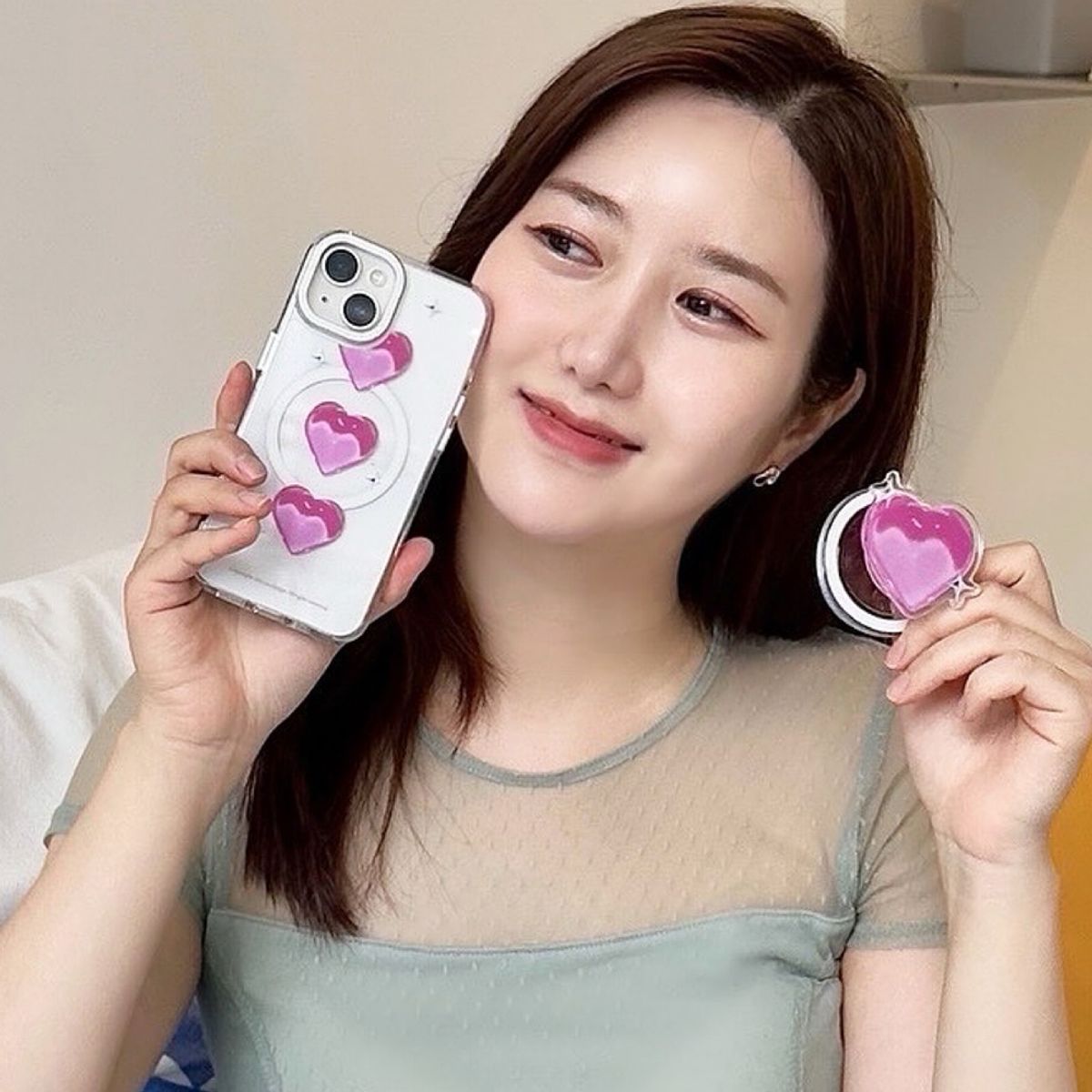 일육팔센치케이스(168CM) 2종 SET 아이폰 18 17 16 15 14 실버 엣지 맥세이프 투명케이스+스마트톡 베스트 모음전