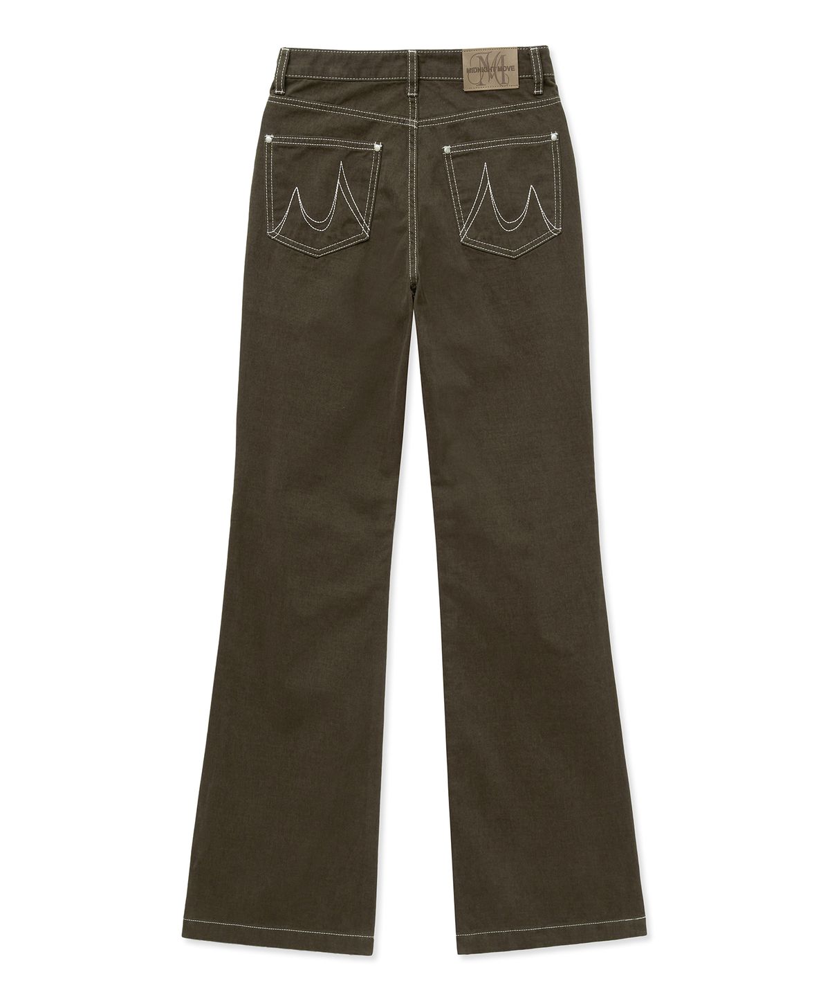 미드나잇 무브(MIDNIGHT MOVE) 2 stitch pants [brown]