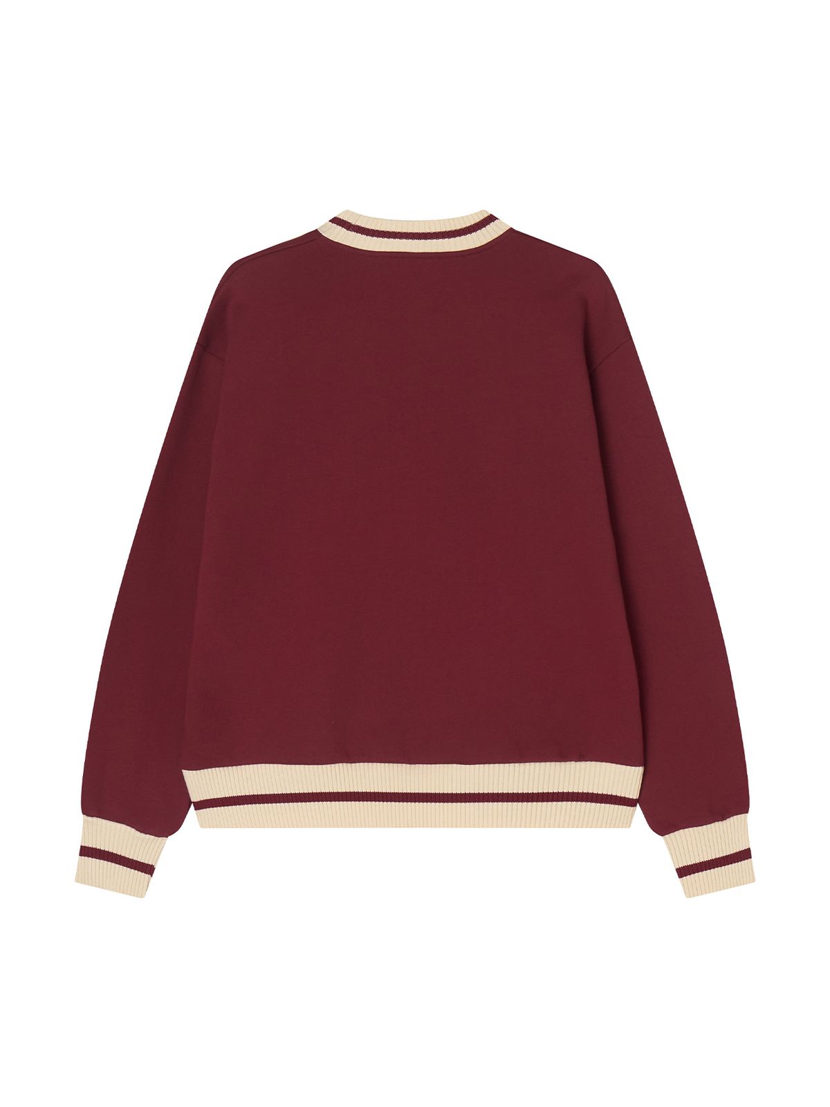 미나수(MENASOO) Menasoo Heritage Heavy Sweatshirt_Red_기모원단