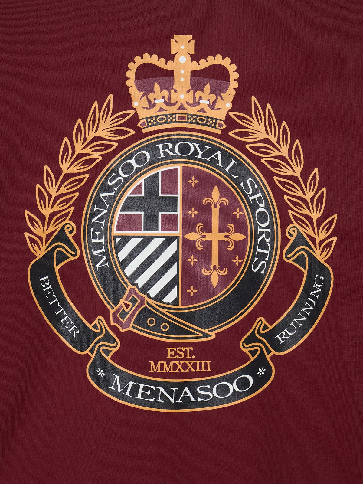 미나수(MENASOO) Menasoo Heritage Heavy Sweatshirt_Red_기모원단