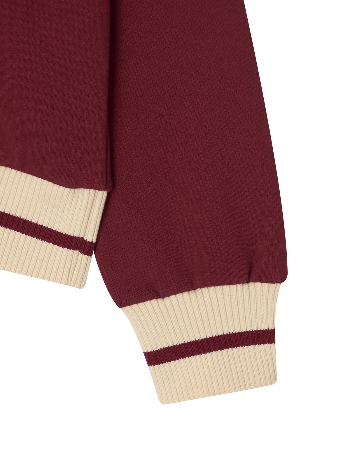미나수(MENASOO) Menasoo Heritage Heavy Sweatshirt_Red_기모원단