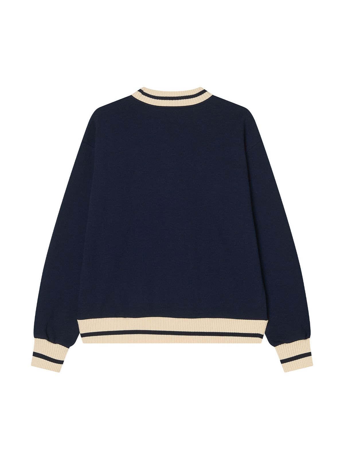 미나수(MENASOO) Menasoo Heritage Heavy Sweatshirt_Navy_기모원단
