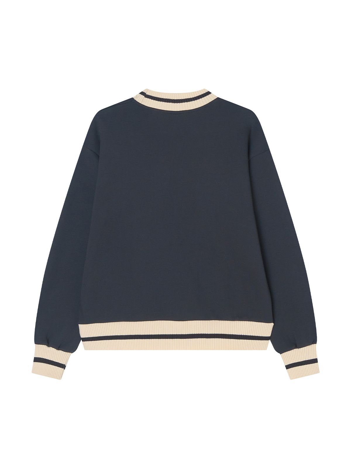 미나수(MENASOO) Menasoo Heritage Heavy Sweatshirt_Charcoal_기모원단