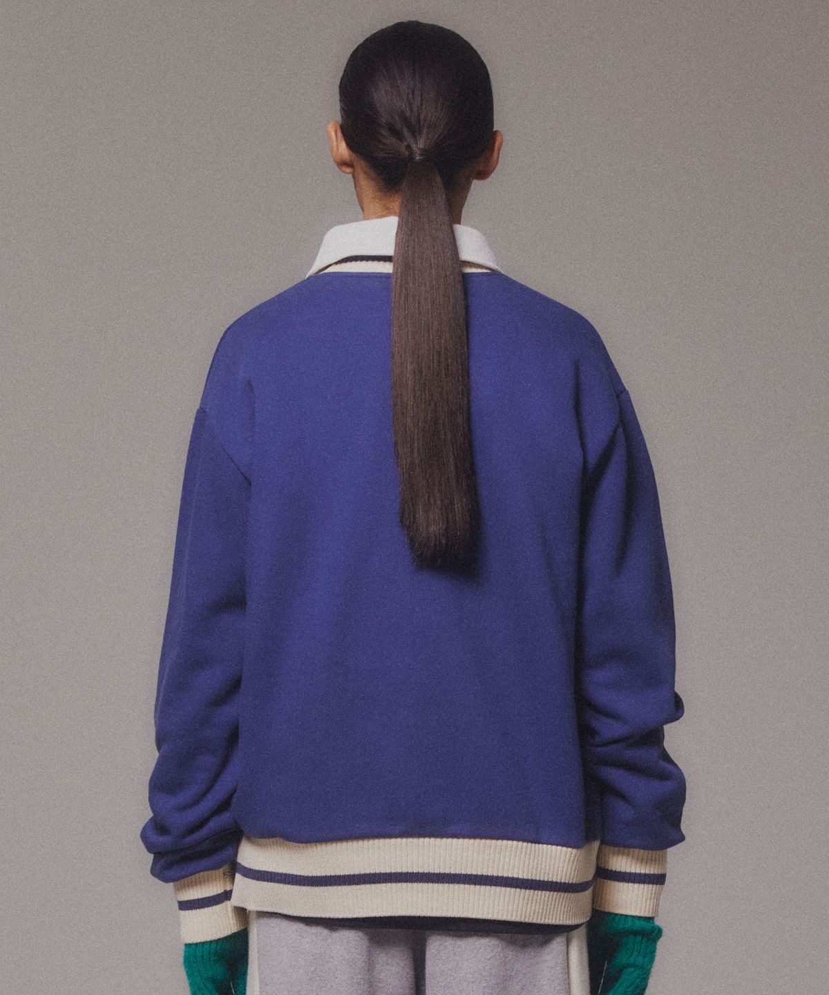 미나수(MENASOO) Menasoo Heritage Heavy Sweatshirt_Blue_기모원단