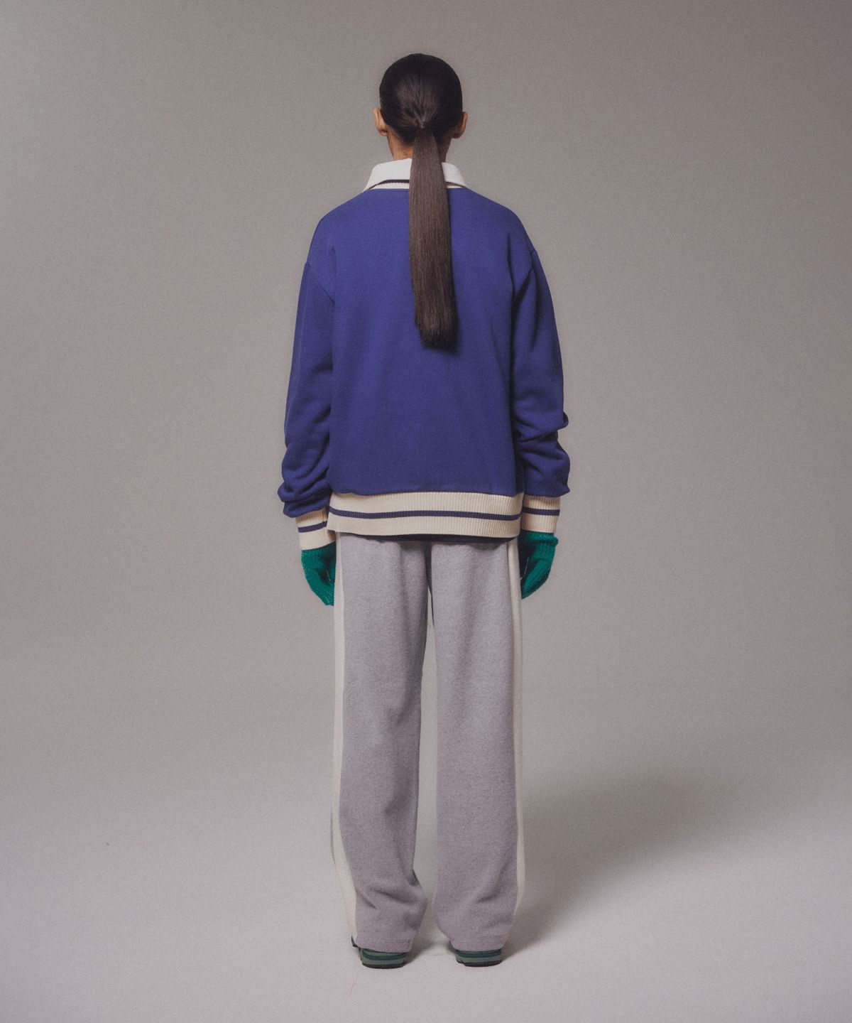 미나수(MENASOO) Menasoo Heritage Heavy Sweatshirt_Blue_기모원단