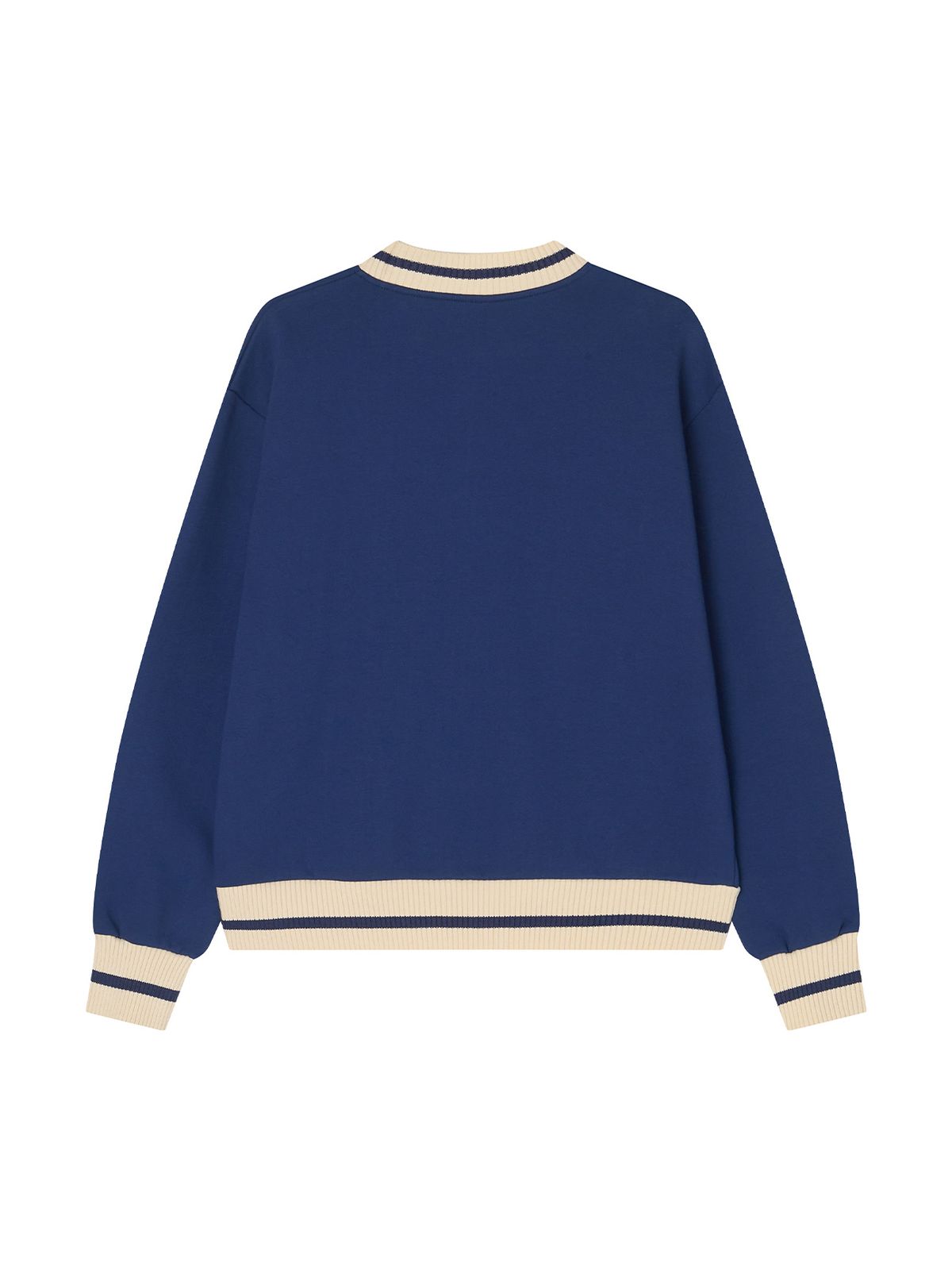 미나수(MENASOO) Menasoo Heritage Heavy Sweatshirt_Blue_기모원단