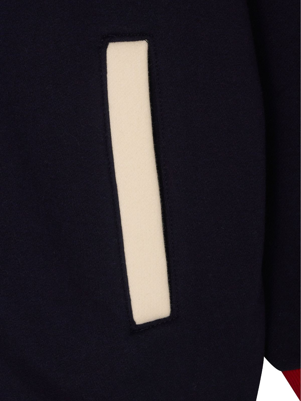 미나수(MENASOO) Color Combination Sweatshirt_Navy_기모원단