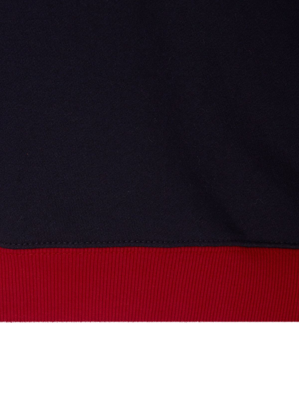 미나수(MENASOO) Color Combination Sweatshirt_Navy_기모원단