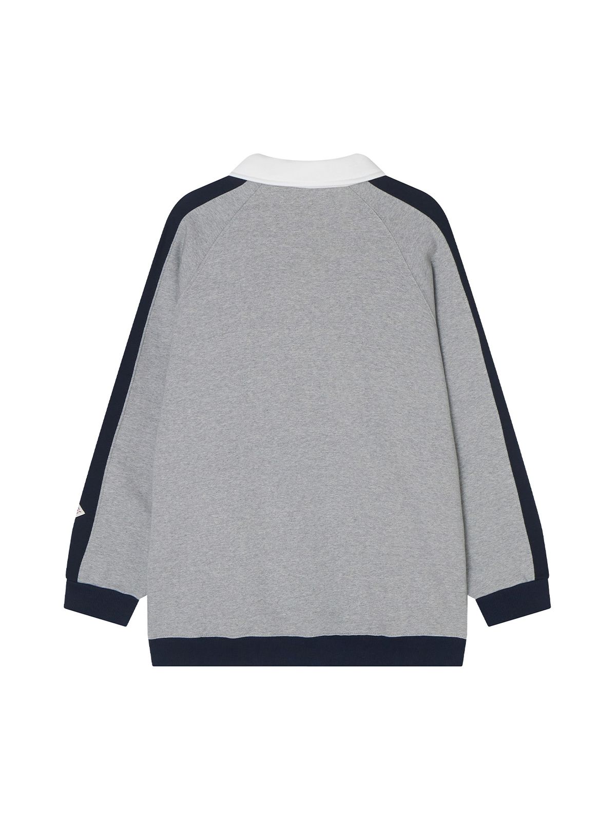미나수(MENASOO) Color Combination Sweatshirt_Gray_기모원단