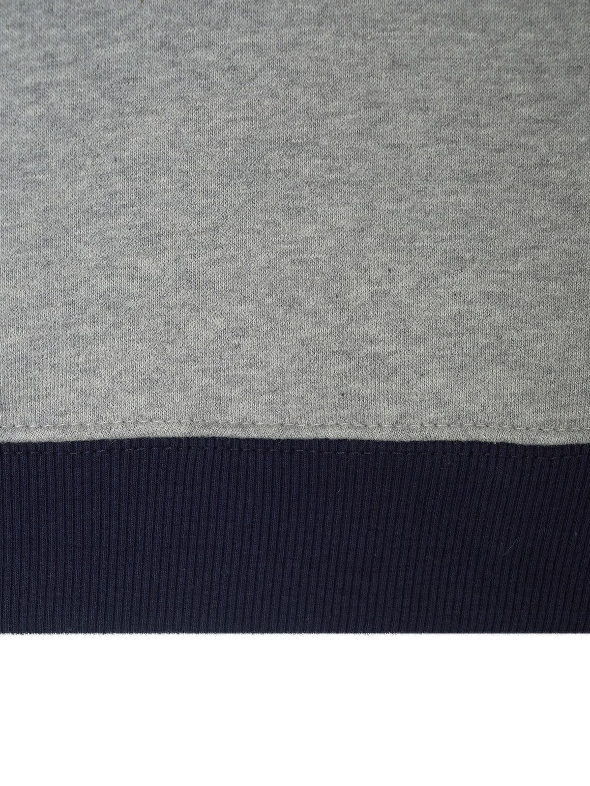미나수(MENASOO) Color Combination Sweatshirt_Gray_기모원단