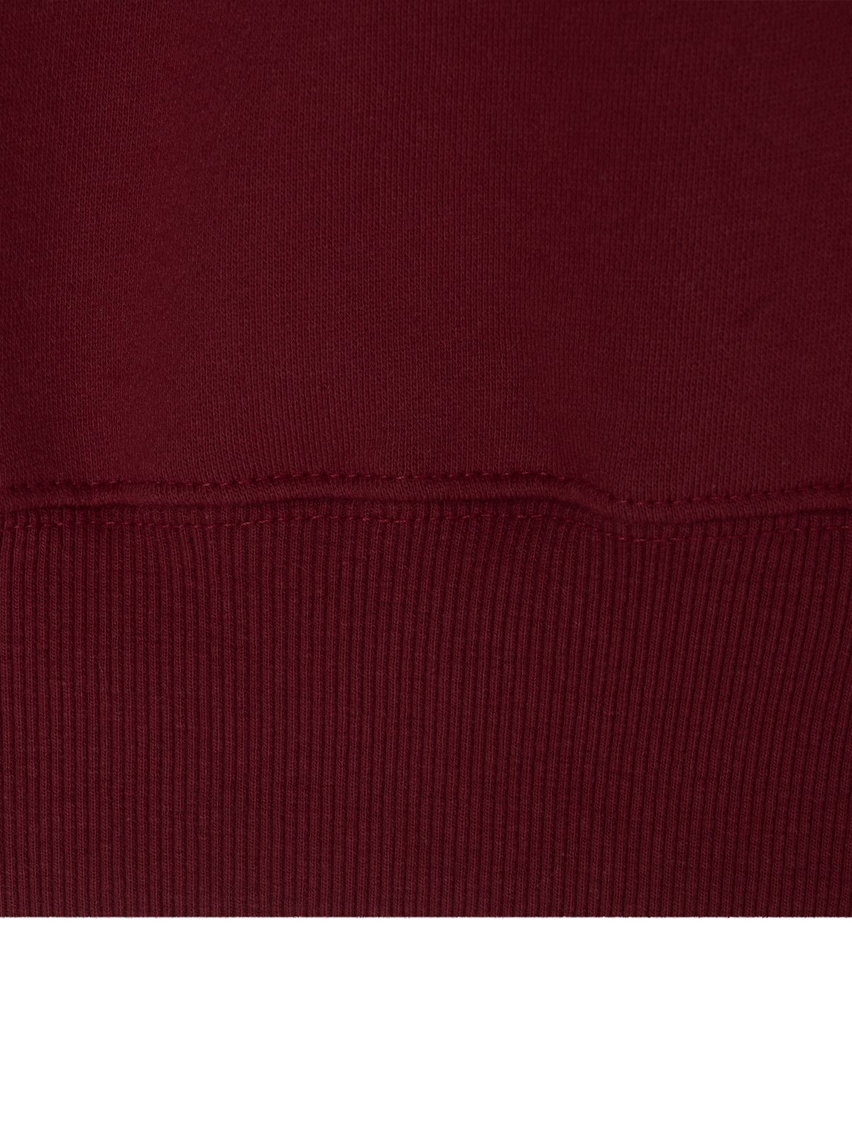 미나수(MENASOO) Check Combination Sweatshirt_Red_기모원단
