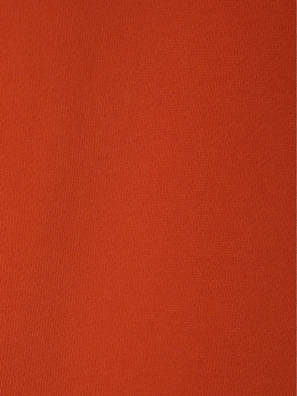 미나수(MENASOO) Check Combination Sweatshirt_Orange_기모원단