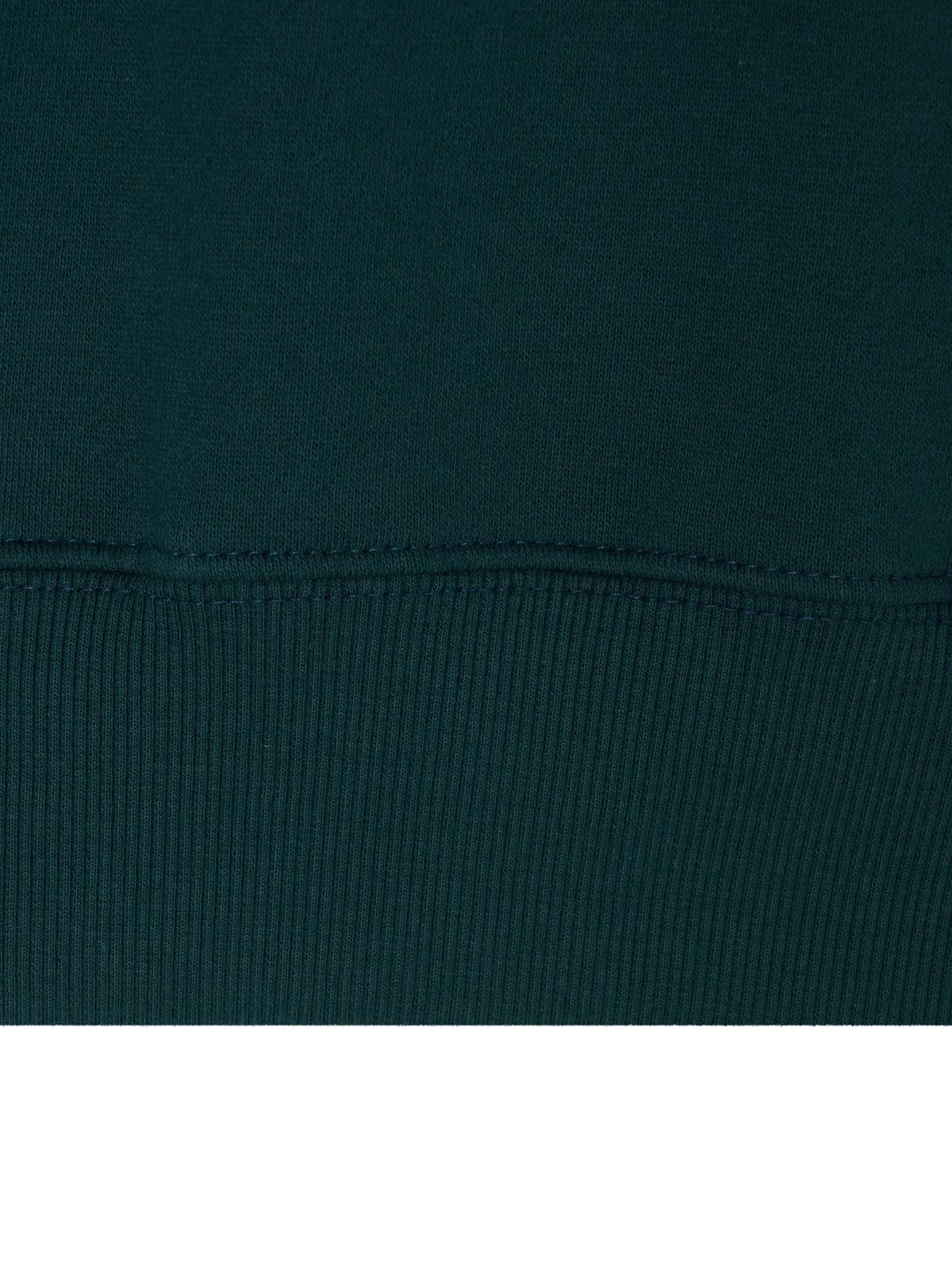미나수(MENASOO) Check Combination Sweatshirt_Green_기모원단
