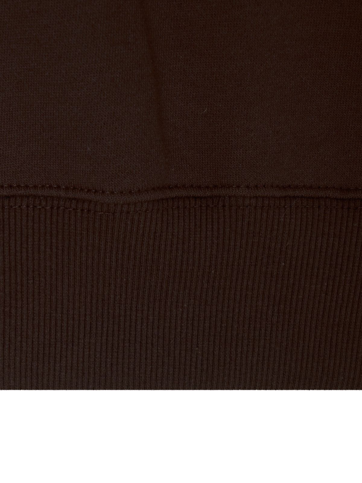 미나수(MENASOO) Check Combination Sweatshirt_Brown_기모원단