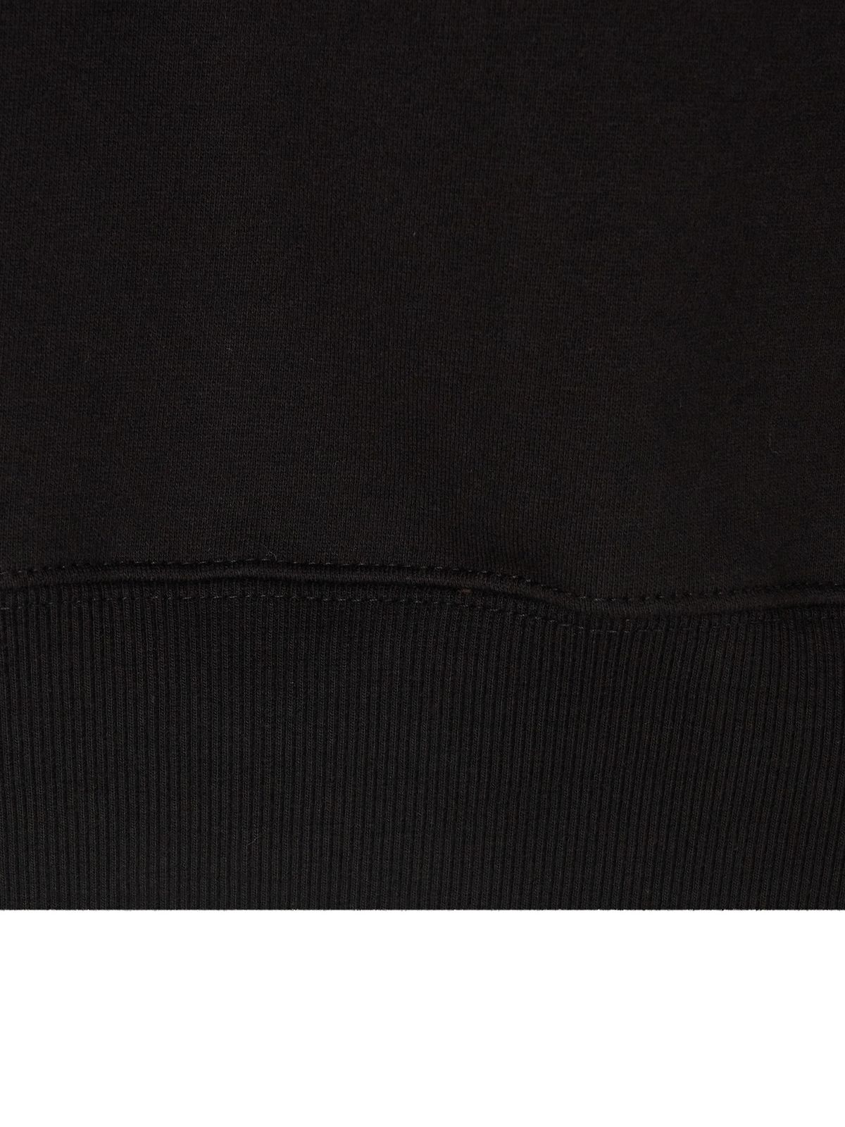 미나수(MENASOO) Check Combination Sweatshirt_Black_기모원단
