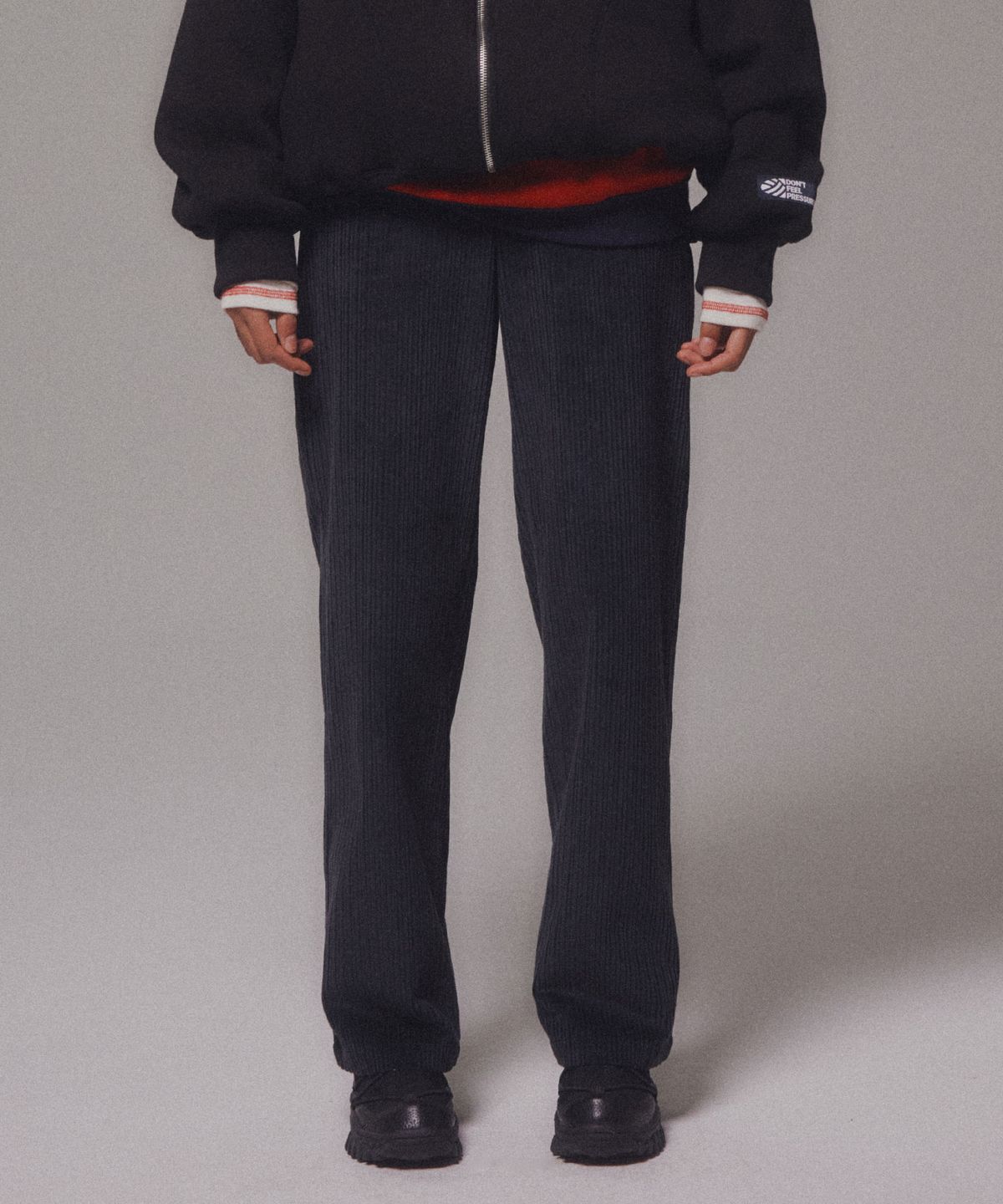미나수(MENASOO) Corduroy Straight Pants_Navy