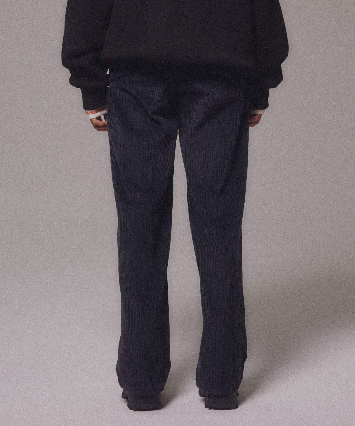 미나수(MENASOO) Corduroy Straight Pants_Navy