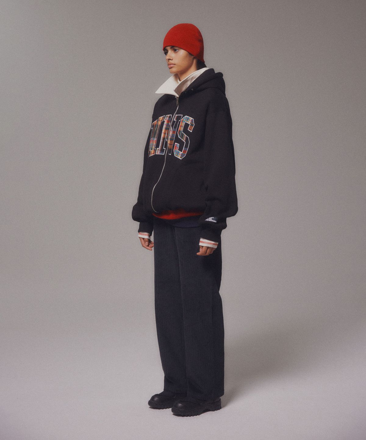 미나수(MENASOO) Corduroy Straight Pants_Navy