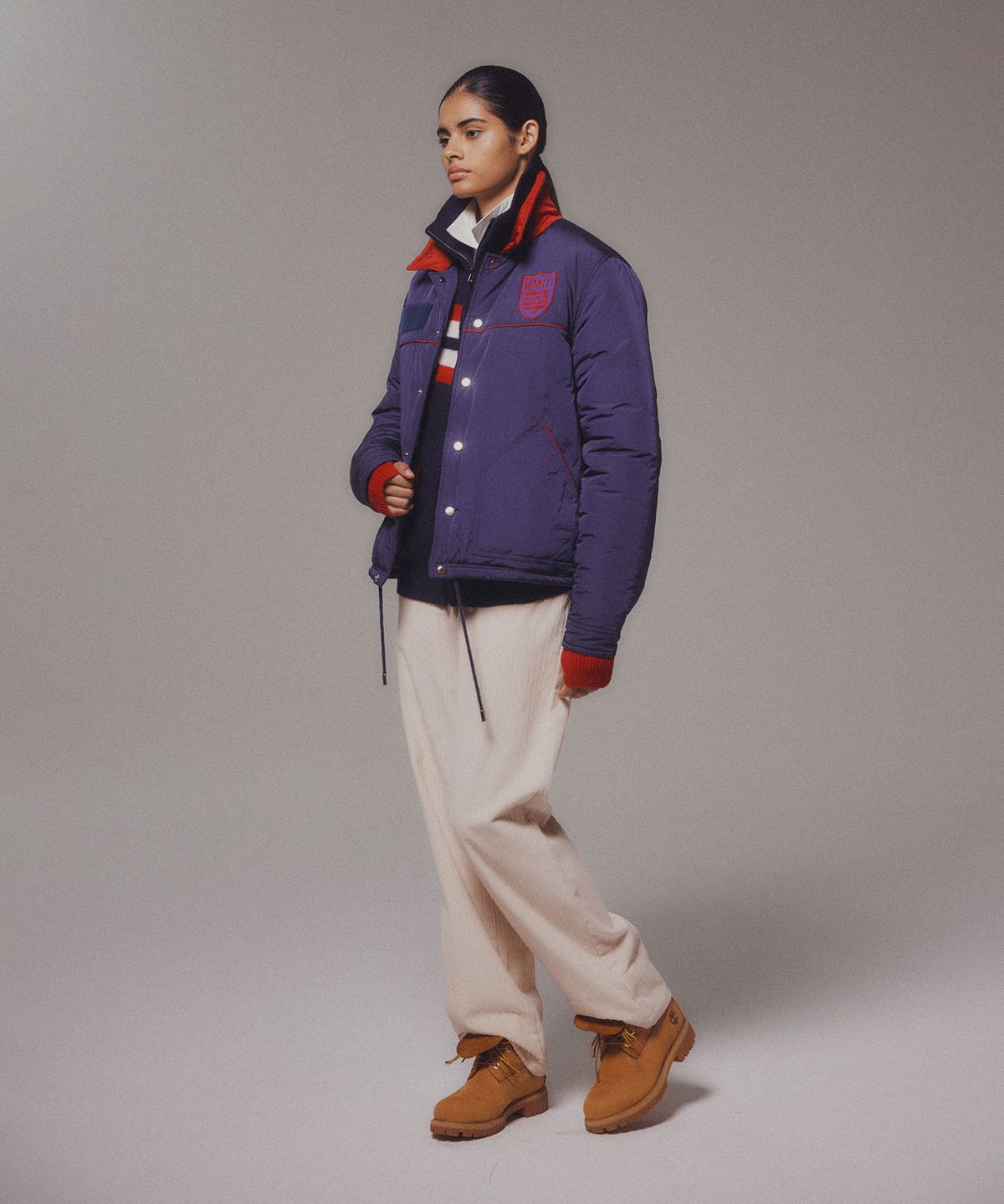 미나수(MENASOO) Corduroy Straight Pants_Cream