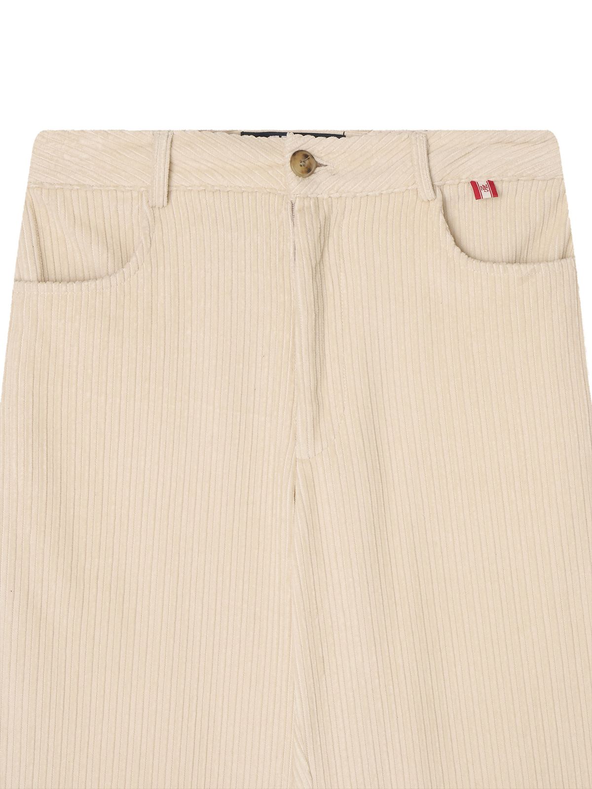 미나수(MENASOO) Corduroy Straight Pants_Cream