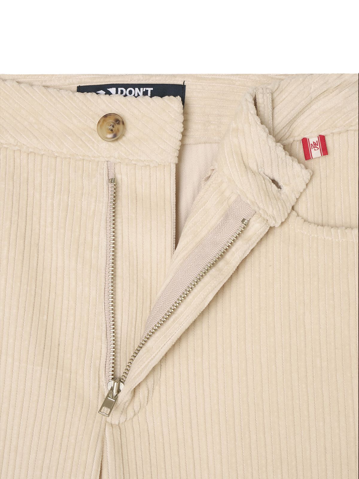 미나수(MENASOO) Corduroy Straight Pants_Cream